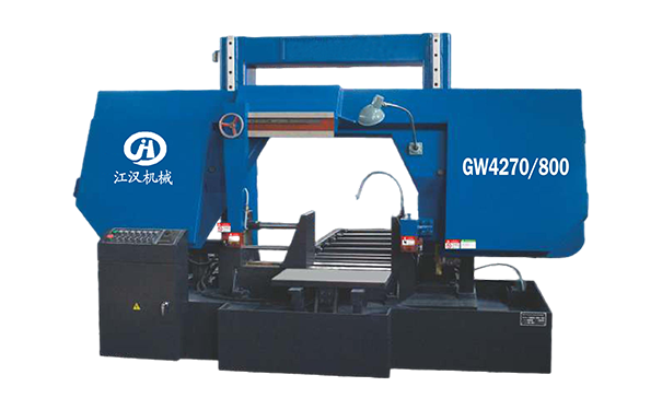 沅江GW4270/800双柱龙门卧式带锯床